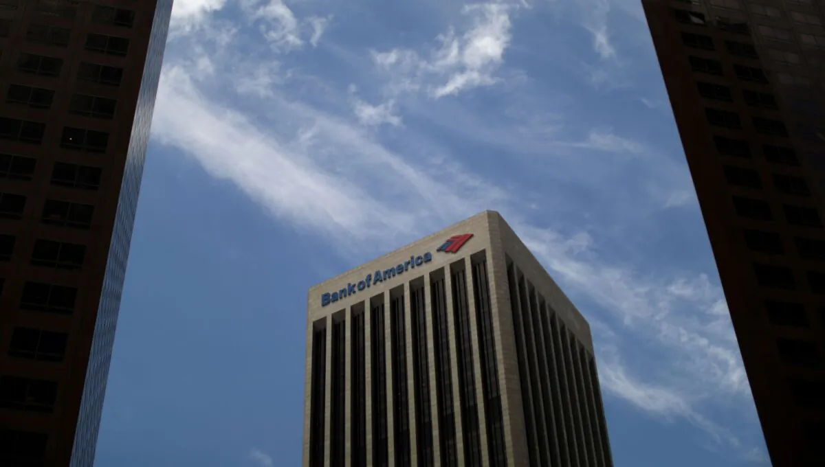 A Bank of America building is seen in Los Angeles, Calif., on May 6, 2019. (Lucy Nicholson/Reuters)