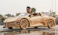 VIDEO Time-Lapse: Carpenter Dad Builds Drivable Wooden Bugatti for Son—and It Goes Viral