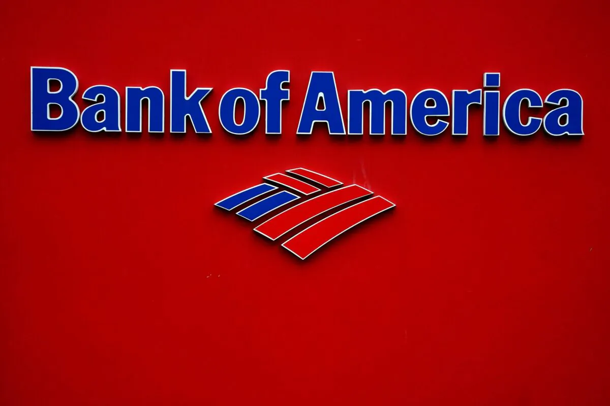 A Bank of America logo in the Manhattan borough of New York on Jan. 30, 2019. (Carlo Allegri/Reuters)