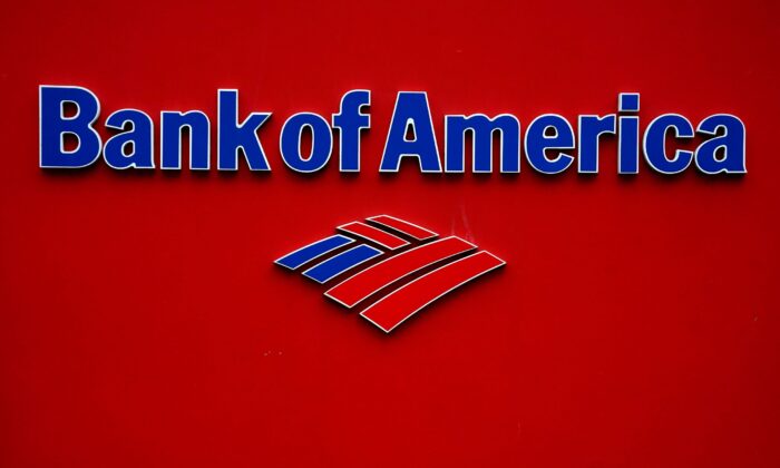 A Bank of America logo in the Manhattan borough of New York on Jan. 30, 2019. (Carlo Allegri/Reuters)