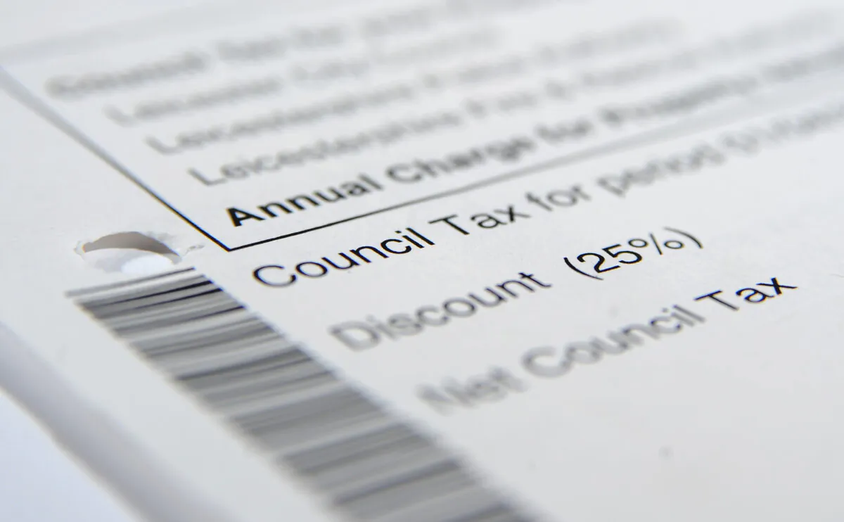 General view of a UK council tax bill in an file photo dated June 11, 2013. (Joe Giddens/PA Wire)