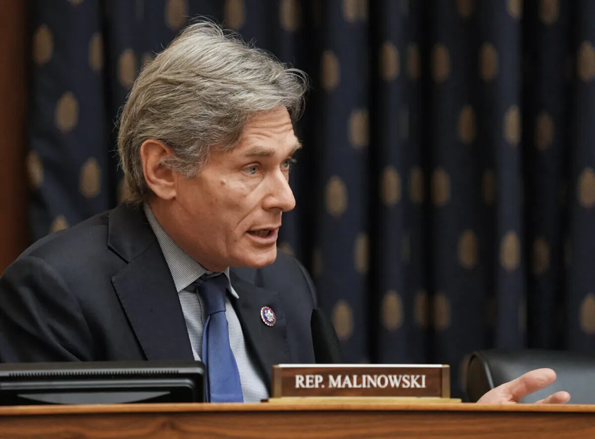 Rep. Tom Malinowski (D-N.J.) has been nominated by New Jersey’s new Moderate Party as its candidate in November’s election against Republican Tom Kean, Jr., in a file photo from 2022. (Ken Cedeno/Getty Images)
