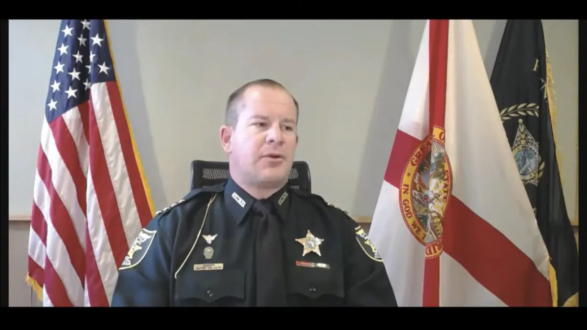 Putnam County Sheriff H.D. “Gator” DeLoach talks about the difficulties his jurisdiction has had in updating its emergency response systems. (screenshot from House Homeland Security meeting/The Epoch Times)