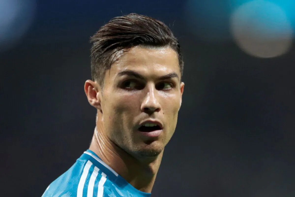 Cristiano Ronaldo looks back during a Champions League Group D soccer match in Madrid, Spain., on  Sept. 18, 2019  (Bernat Armangue/AP Photo)
