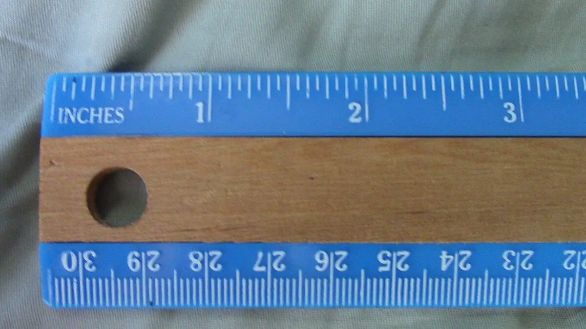 A U.S. ruler showing both English and metric measurements. (Thespaceface via Wikimedia Commons/CC0 1.0)