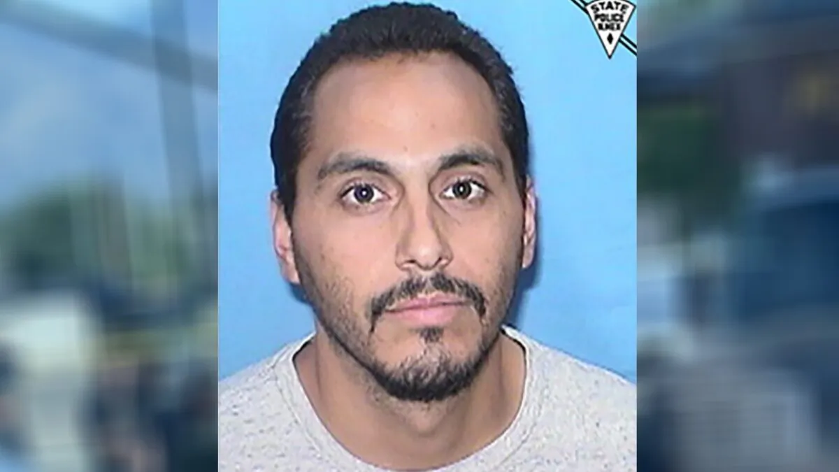 This booking photo released by the New Mexico State Police shows Armando Zamora on Oct. 3, 2021. (New Mexico State Police via AP) 