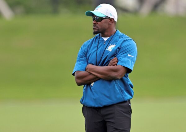 Miami Dolphins head coach Brian Flores