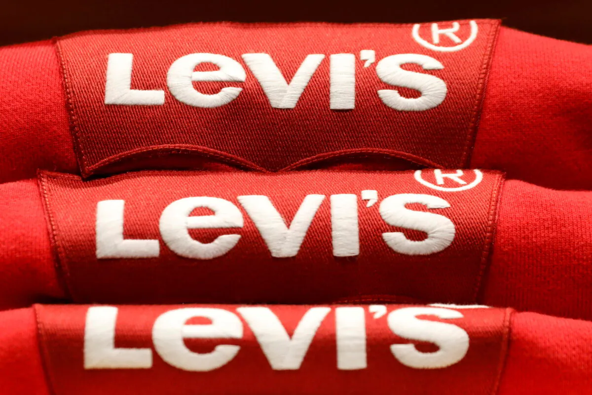 Products are displayed at a Levi Strauss store in New York, on March 19, 2019. (Shannon Stapleton/Reuters)