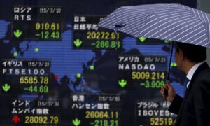Valuations of Asian Stocks Slip to a 16-Month Low