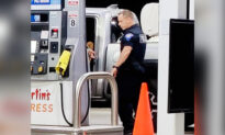 Mom Stranded at Gas Station With Kids and No Money for Gas—Until Officer Arrives, Pays for Fuel