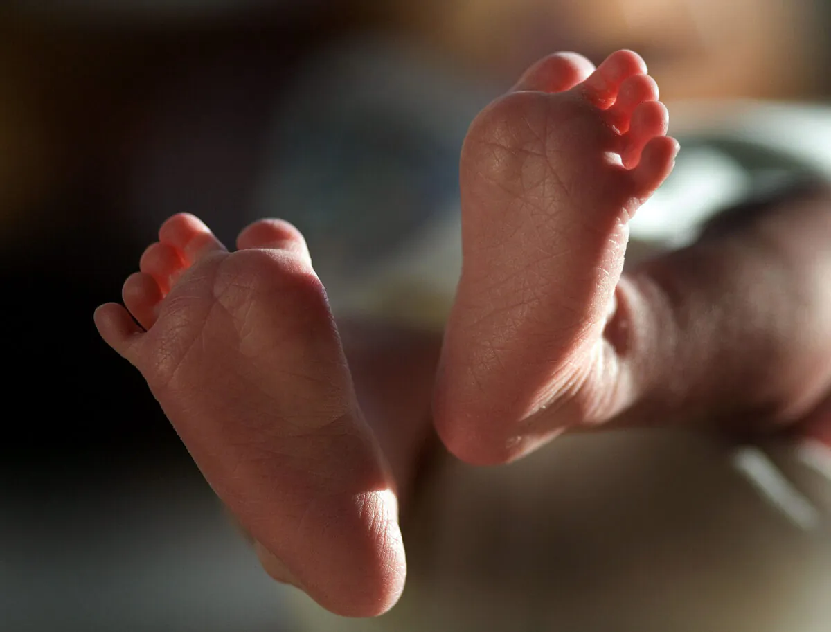 File photo of a newborn. (Christopher Furlong/Getty Images)