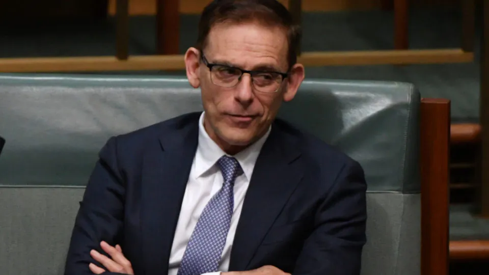 Federal Labor Member for Cunningham Anthony Byrne during Question Time in the House of Representatives at Parliament House in Canberra, Australia, on May 25, 2021. (AAP Image/Mick Tsikas) 