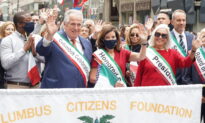 Officials at NYC Columbus Day Parade Speak About the Vaccine Mandates