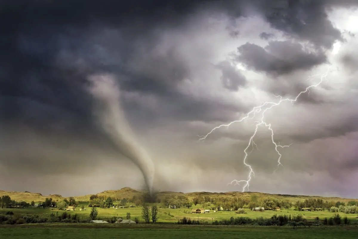 A stock image of a tornado. (Pexels)