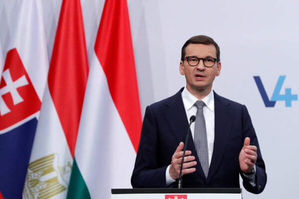 Poland's Prime Minister Mateusz Morawiecki