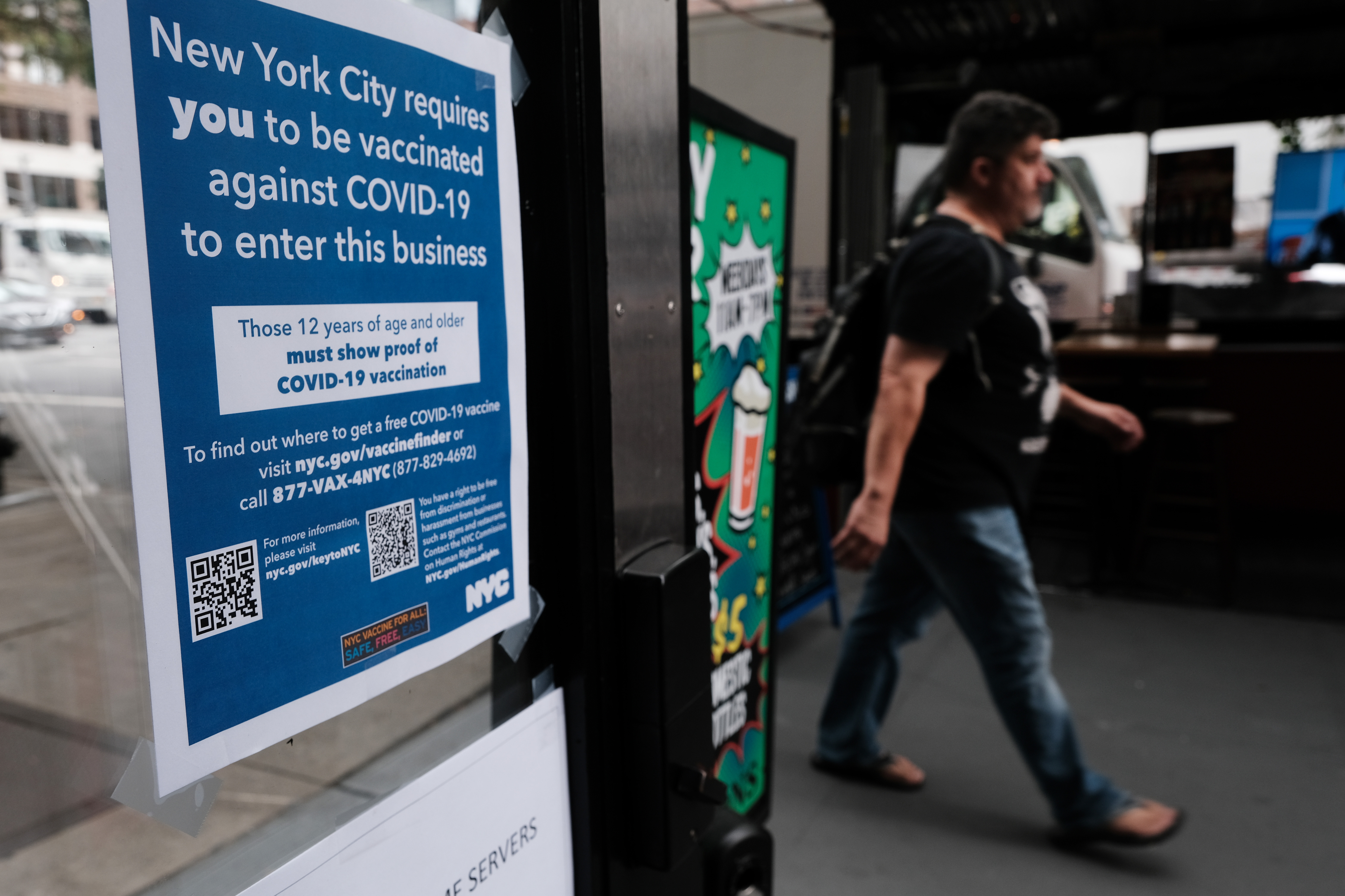 NYC: 40 Percent Inspected Businesses Noncompliant with Vaccine Pass Mandate - Vimarsana News