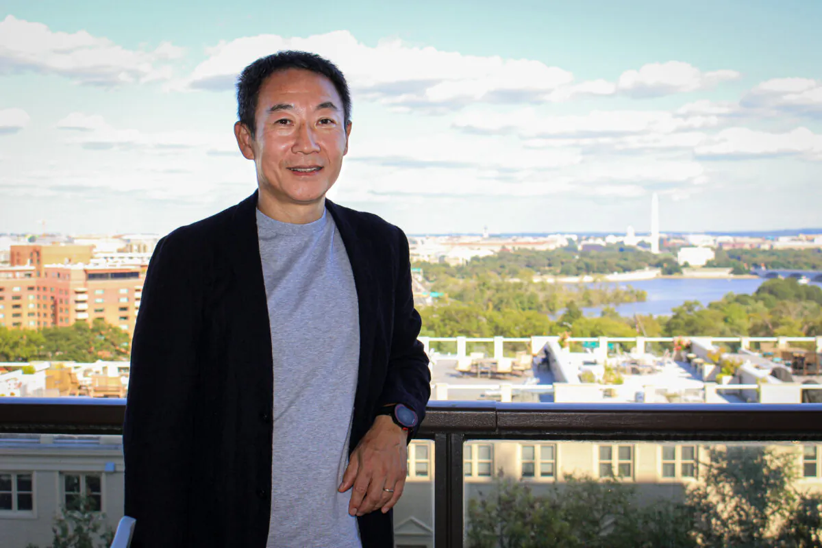 Dong Feng, businessman, investor, and philanthropist in Arlington, VA on Sept. 30, 2021. (Emel Akan/The Epoch Times)