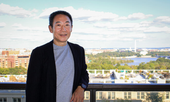 Dong Feng, businessman, investor, and philanthropist in Arlington, VA on Sept. 30, 2021. (Emel Akan/The Epoch Times)