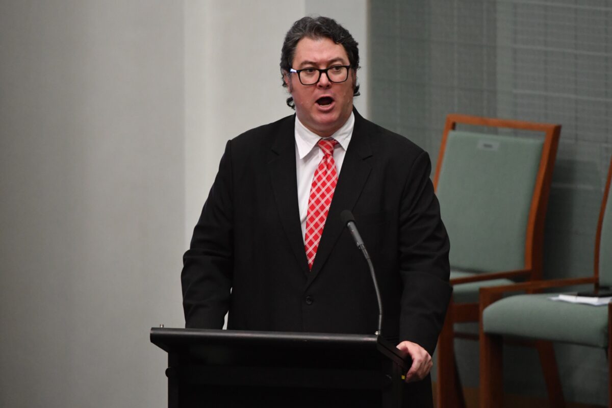 Australian MP Says Opposition Want Him Silenced for Challenging 'Pandemic Orthodoxy'