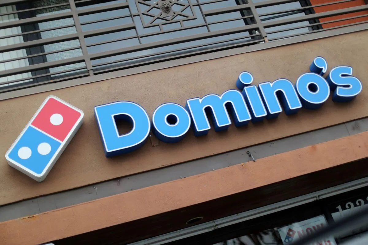 A Domino's Pizza restaurant is seen in Los Angeles, Calif., on July 18, 2018. (Lucy Nicholson/Reuters)
