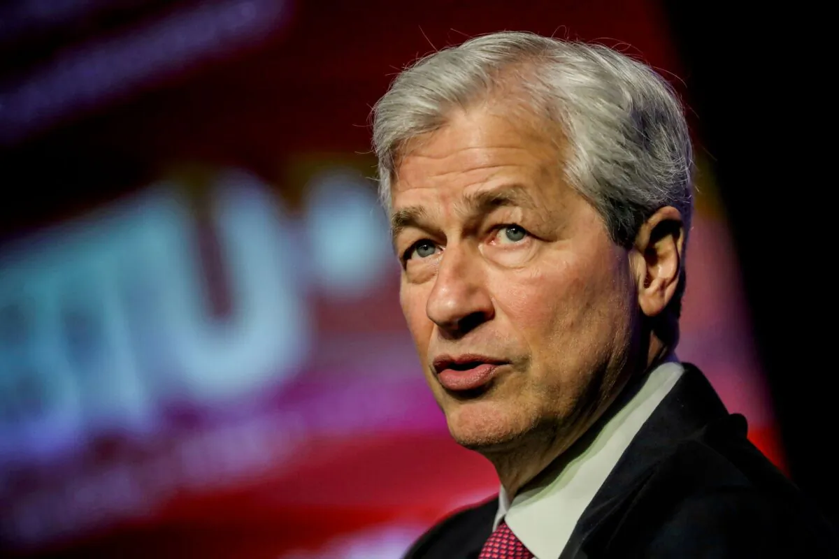 JPMorgan Chase CEO Jamie Dimon in Washington, on April 9, 2019. (Jeenah Moon/Reuters)