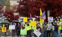 Boeing Workers Stage Protest Near Seattle Over US Vaccine Mandate