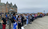 1,000 Quebec Front-Line Workers, First Responders Hold Silent Rally to Protest Vaccine Mandates
