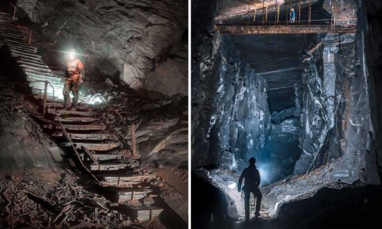 Photographer Delves Into Sprawling Underground Slate Mine to Snap Jaw-Dropping Shots in Wales