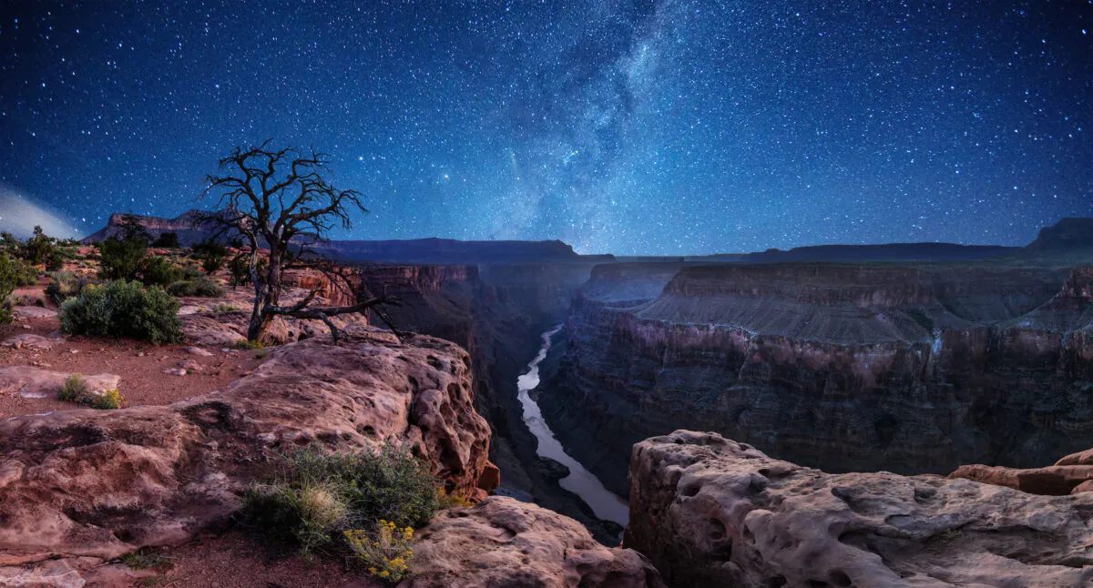 Night sky in Grand Canyon National Park. (Alexey Suloev/Shutterstock)