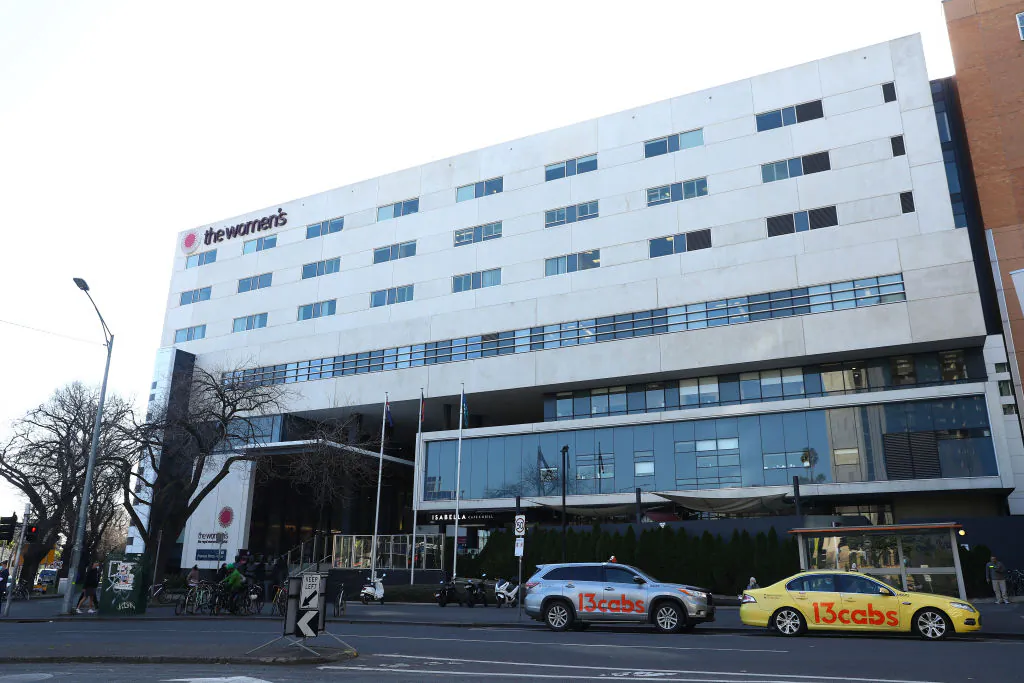 A general view of the Royal Women's Hospital in Melbourne, Australia, on July 16, 2020. (Robert Cianflone/Getty Images)