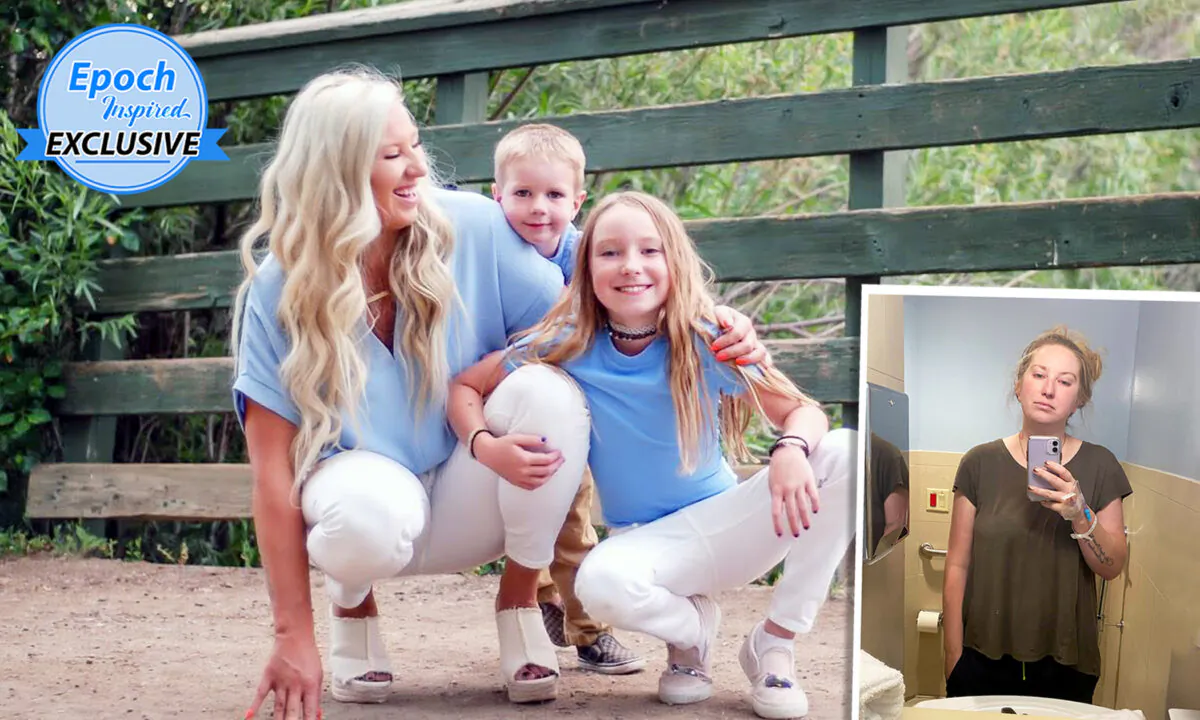 Nicole Marso with her daughter, Aspen, and son, Oakley. She says her alcohol addiction got worse in the early months of the COVID-19 pandemic. (Courtesy of Nicole Marso)