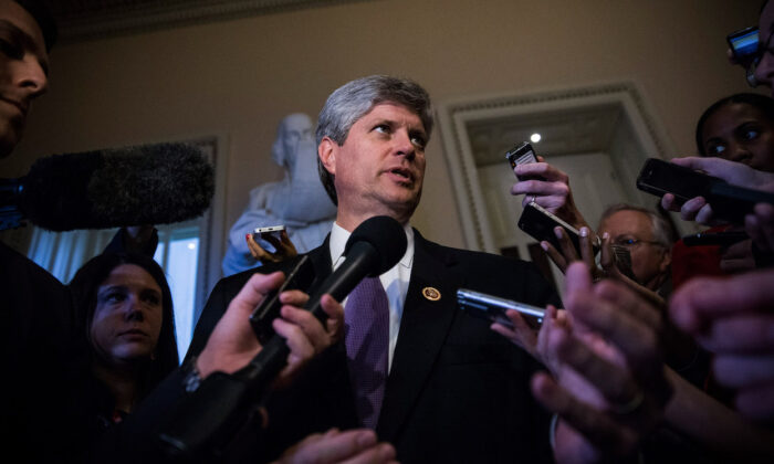 U.S. Rep. Jeff Fortenberry (R-Nebr.) walks through the Capitol Building in Washington, on Oct. 15, 2013. (Andrew Burton/Getty Images)