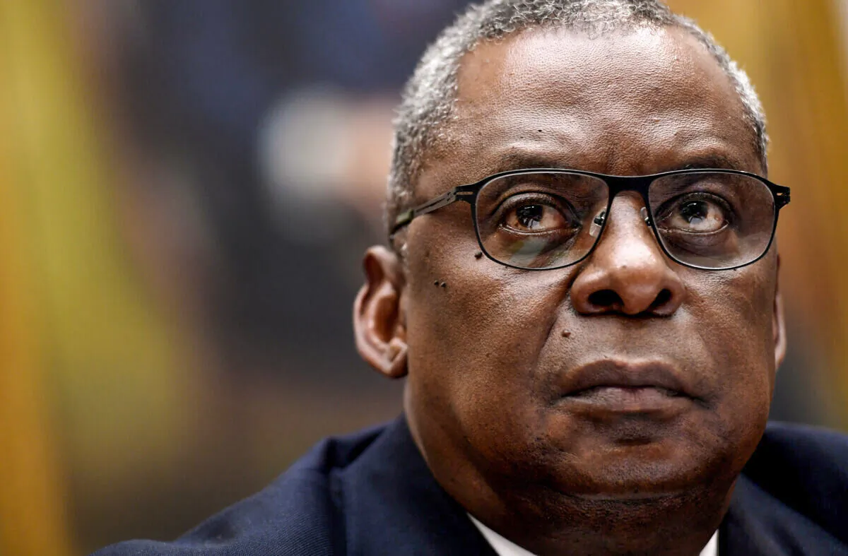 Secretary of Defense Lloyd Austin is seen in Washington on Sept. 29, 2021. (Olivier Douliery/Pool/Getty Images)