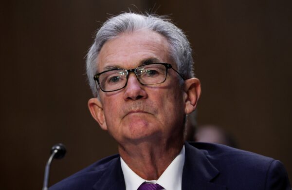 Powell testifies on the CARES Act at the Hart Senate Office Building in Washington