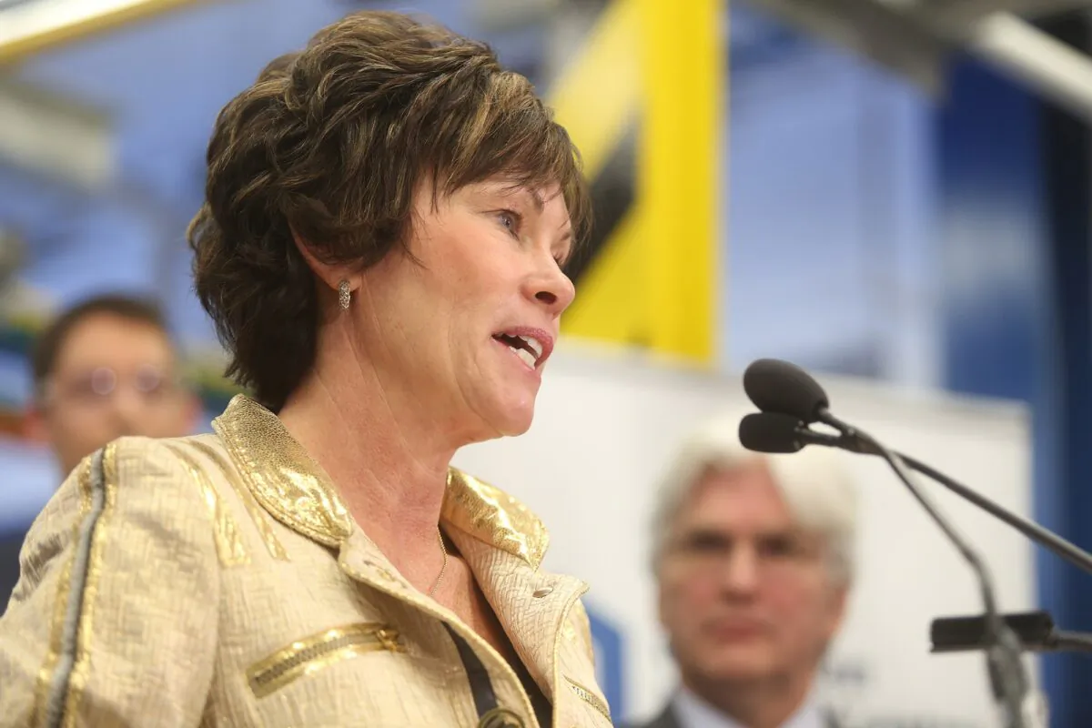 Alberta Energy Minister Sonya Savage in a file photo. (The Canadian Press/Greg Fulmes)