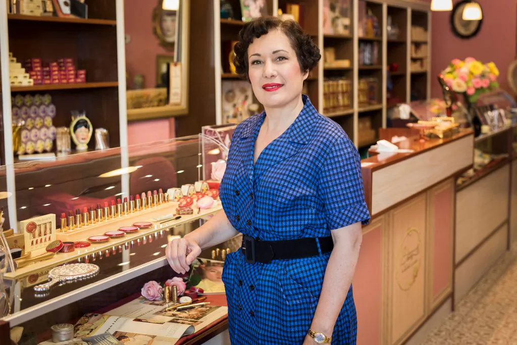 Gabriela Hernandez, designer, beauty historian, and founder and CEO of Bésame Cosmetics. (Courtesy of Bésame Cosmetics)