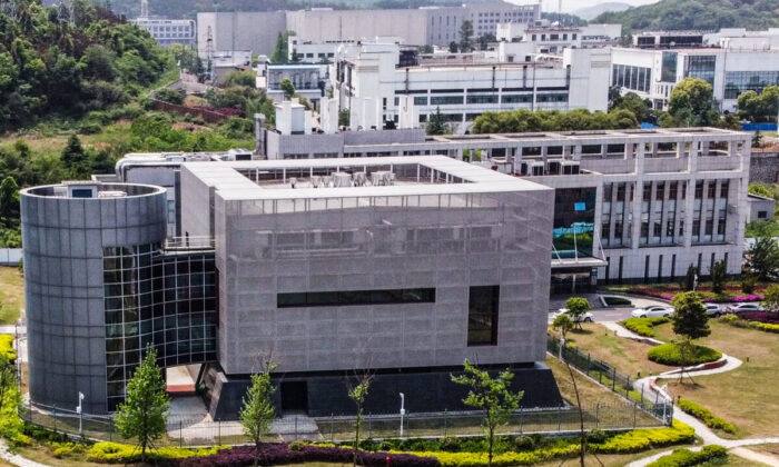  P4 laboratory at the Wuhan Institute of Virology in Wuhan, China, on April 17, 2020. (Hector Retamal/AFP via Getty Images)