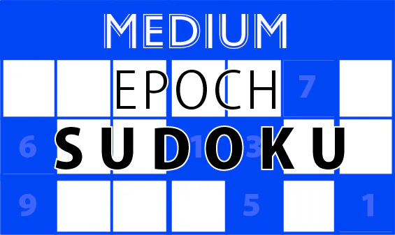 Tuesday, October 03, 2023: Epoch Sudoku Medium