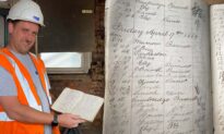 Contractor at Old Train Station Unearths Hand-Written Ledger From 1885 in Cambridgeshire