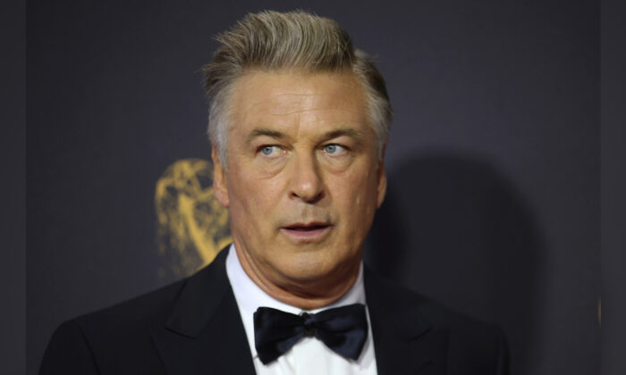 Alec Baldwin arrives at the 69th Primetime Emmy Awards in Los Angeles, Calif., on Sept. 17, 2021. (Mike Blake/Reuters)