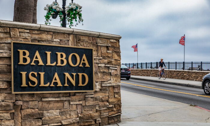 Balboa Island successful  Newport Beach, Calif., connected  June 3, 2021. (John Fredricks/The Epoch Times)