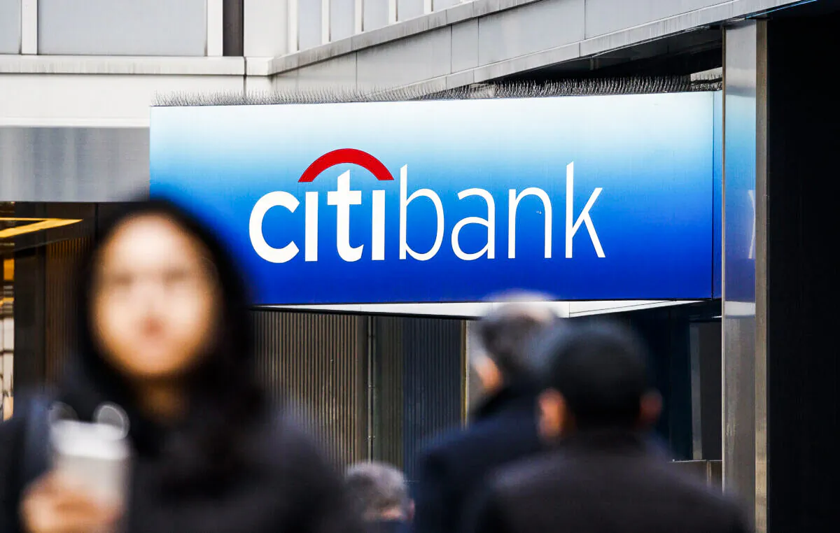 People walk past a Citibank branch in New York, New York, USA, 16 January 2020.
Citibank in New York, USA - 16 Jan 2020(Mandatory Credit: Photo by JUSTIN LANE/EPA-EFE/Shutterstock )