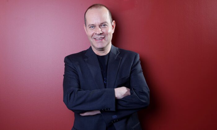 American actor James Michael Tyler poses for a portrait in New York City, on Nov. 14, 2012. (Carlo Allegri/Invision/AP)