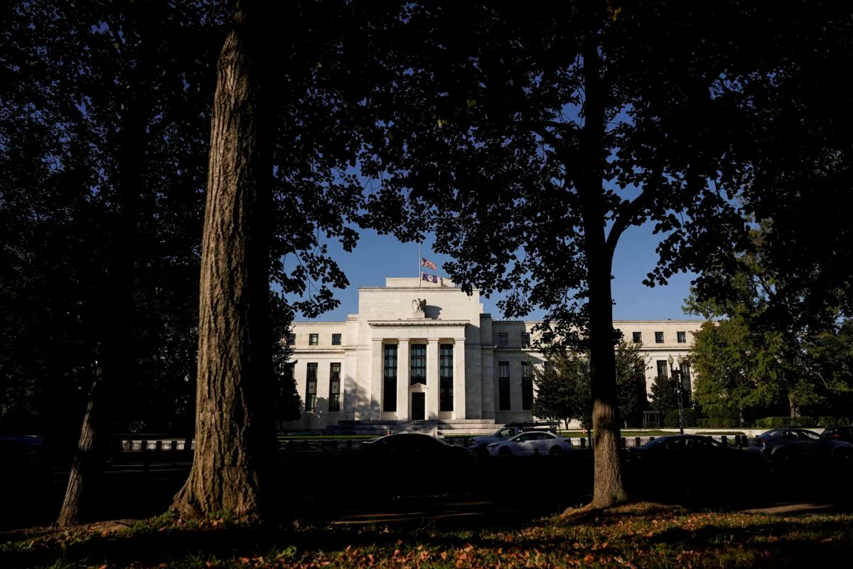 The Federal Reserve building is seen in Washington, U.S., October 20, 2021. (Joshua Roberts/Reuters)