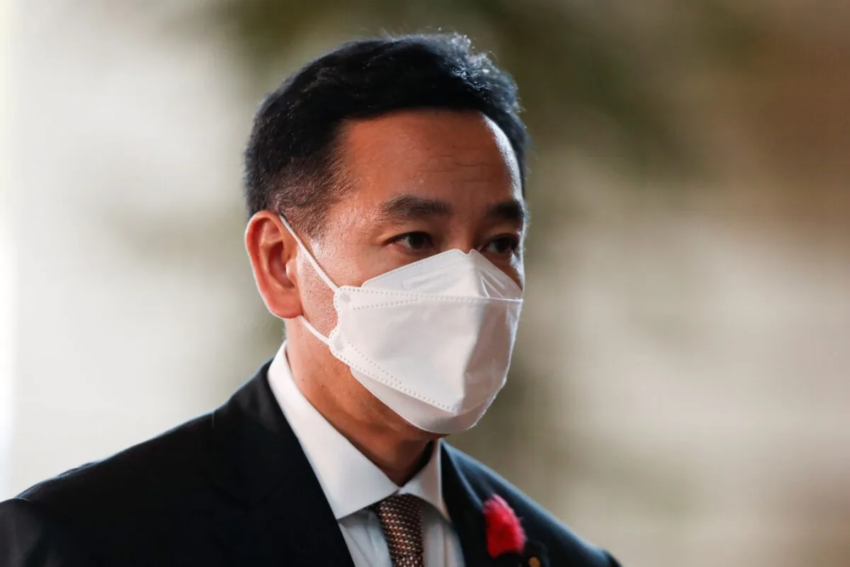 Japan's new Minister for Economic Revitalisation Daishiro Yamagiwa arrives at prime minister's office in Tokyo, Japan on Oct. 4, 2021. (Issei Kato/Reuters)