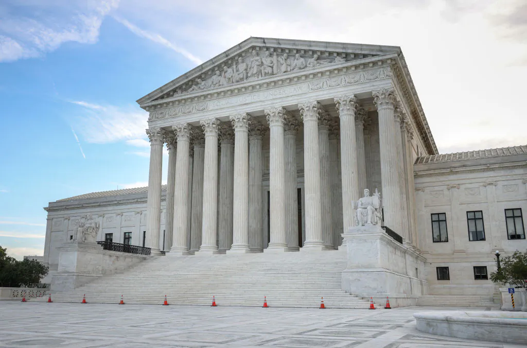The U.S. Supreme Court building is seen in Washington on Oct. 5, 2021. (Kevin Dietsch/Getty Images)