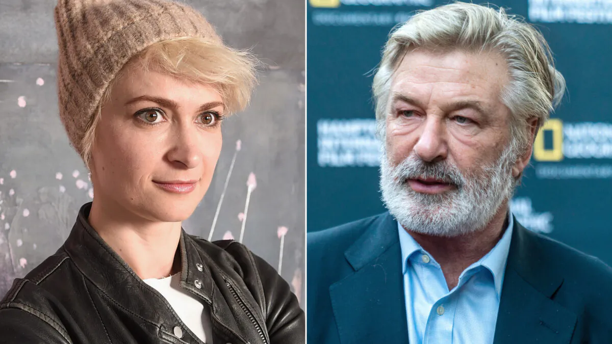 (Left) Halyna Hutchins in Park City, Utah on Jan. 28, 2019. (Right) Alec Baldwin in East Hampton, New York on Oct. 7, 2021. (Fred Hayes/Getty Images for SAGindie; Mark Sagliocco/Getty Images for National Geographic)