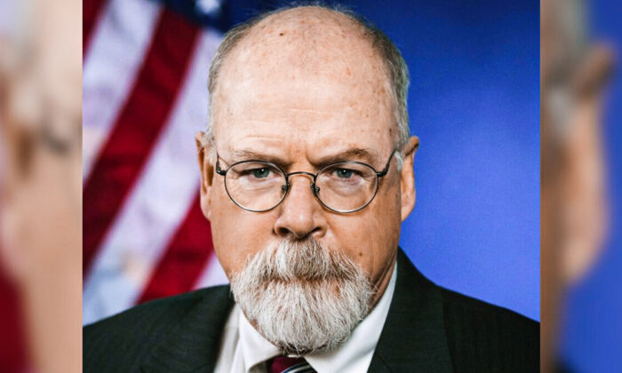 Special counsel John Durham in a file photograph. (U.S. Department of Justice via AP)