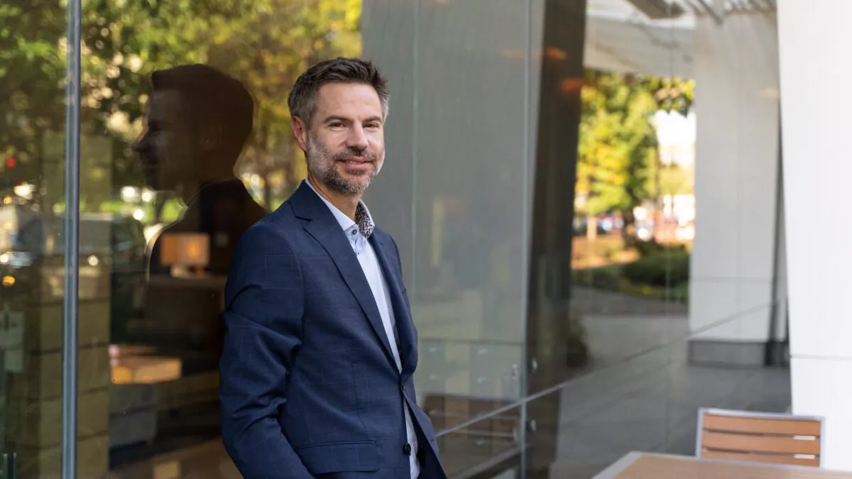Michael Shellenberger, author of "San Fransicko," in Washington on Oct. 20, 2021. (York Du/The Epoch Times) .jpg