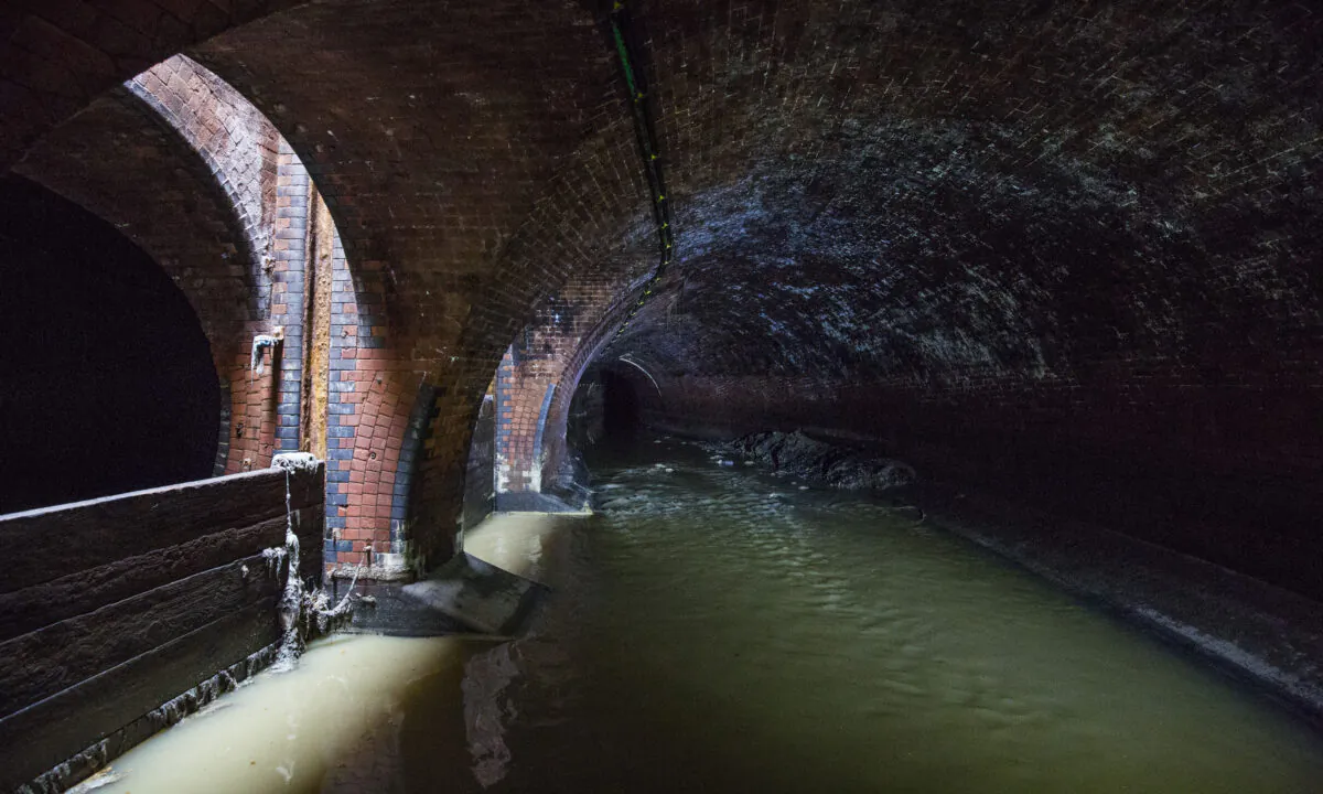The Northern Outfall Sewer at Wick Lane depot in London on May 25, 2016. (Jack Taylor/Getty Images)